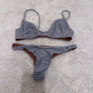 Acacia Swimwear Sky Mesh Manhattan Top Hookipa Bottom Set